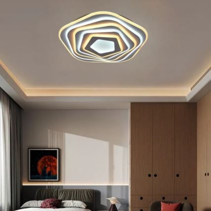 LED Dimmable ceiling light LED/125W/230V 3000-6500K + remote control