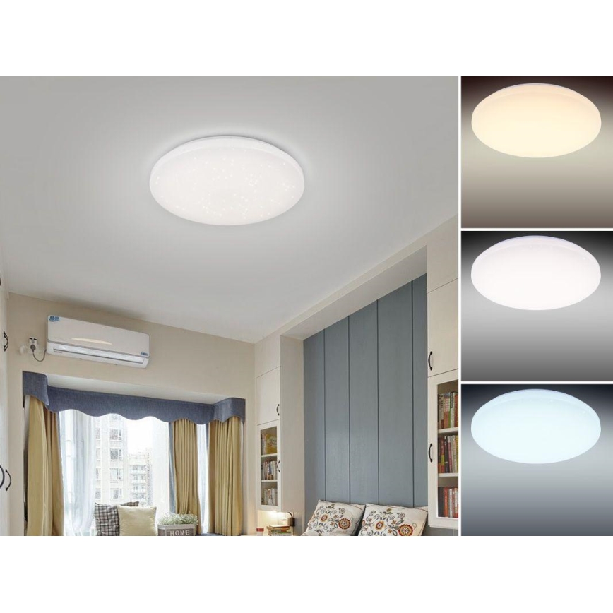 LED Dimmable ceiling light LED/150W/230V + remote control