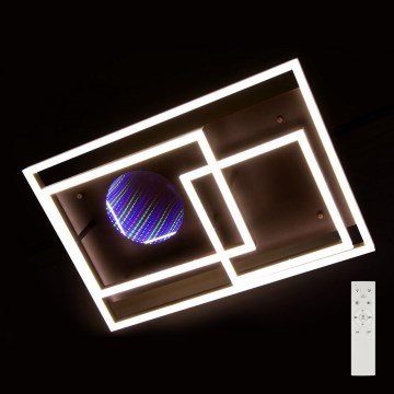 LED Dimmable ceiling light LED/168W/230V + remote control