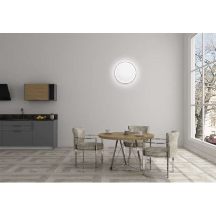 LED Dimmable ceiling light LED/24W/230V + remote control round 2700K-6500K