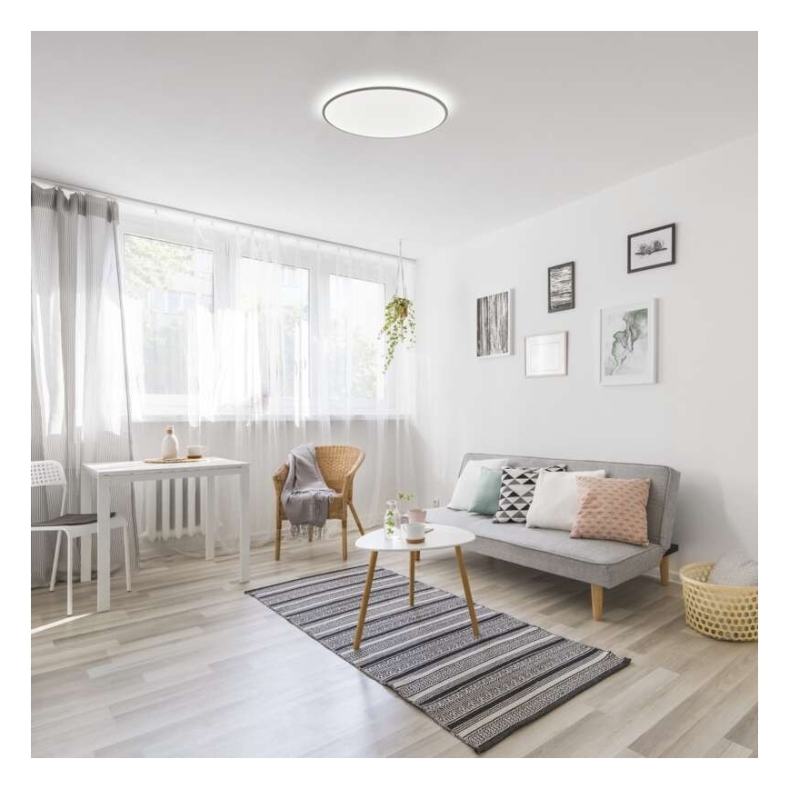 LED Dimmable ceiling light LED/24W/230V + remote control round 2700K-6500K