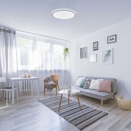LED Dimmable ceiling light LED/24W/230V + remote control round 2700K-6500K