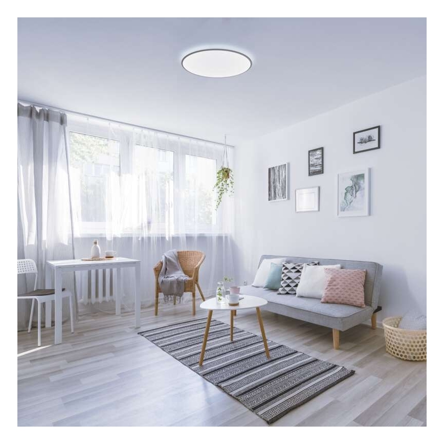 LED Dimmable ceiling light LED/24W/230V + remote control round 2700K-6500K