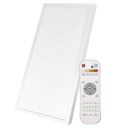 LED Dimmable ceiling light LED/25W/230V 2700K-6000K rectangle + remote control