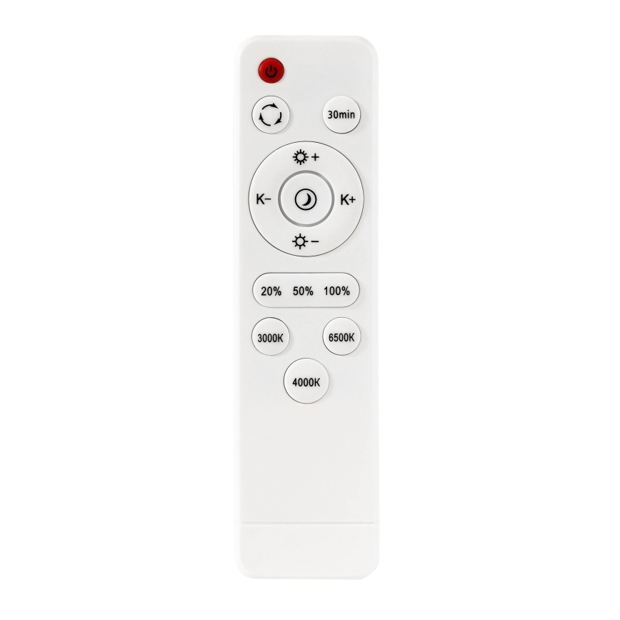 LED Dimmable ceiling light LED/30W/230V 3000-6500K d. 30 cm white + remote control