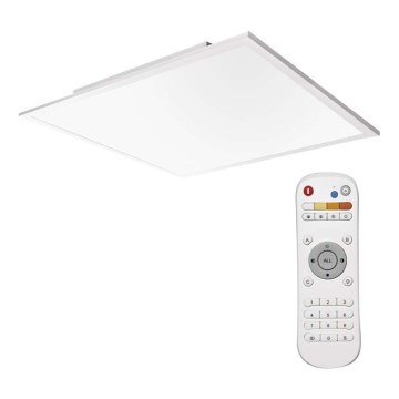 LED Dimmable ceiling light LED/40W/230V 2700K-6000K square + remote control