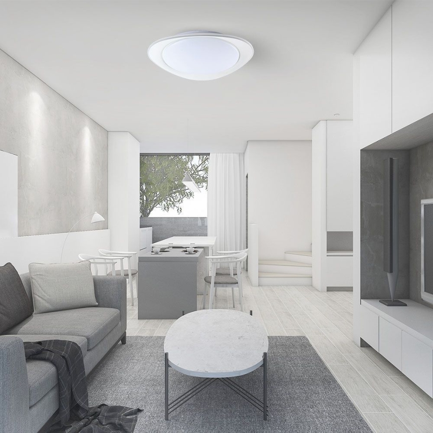 LED Dimmable ceiling light LED/40W/230V 3000-6500K 45 cm white + remote control