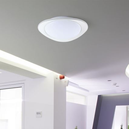 LED Dimmable ceiling light LED/40W/230V 3000-6500K 45 cm white + remote control