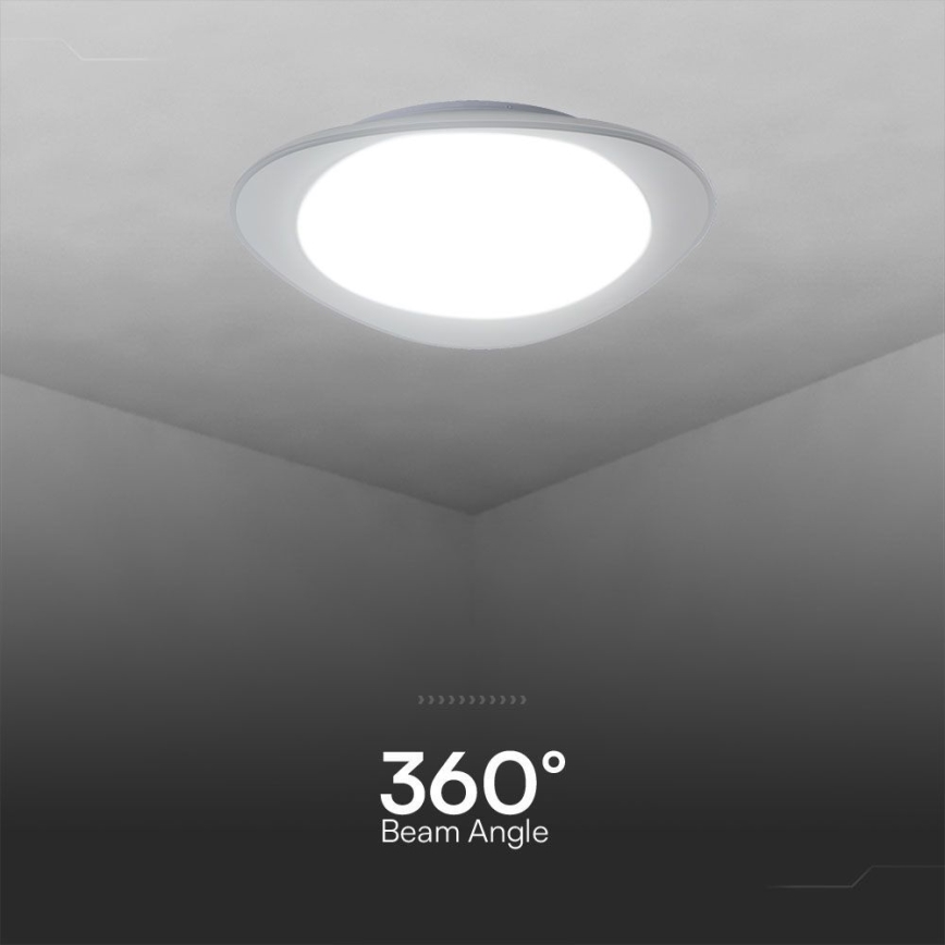 LED Dimmable ceiling light LED/40W/230V 3000-6500K 45 cm white + remote control