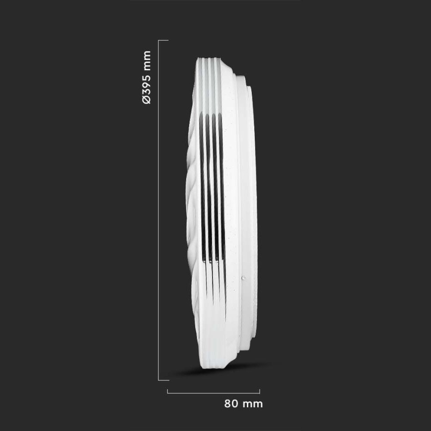 LED Dimmable ceiling light LED/40W/230V 3000K/4000K/6500K + remote control