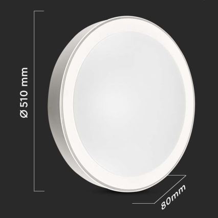 LED Dimmable ceiling light LED/40W/230V 3000K/4000K/6500K + remote control