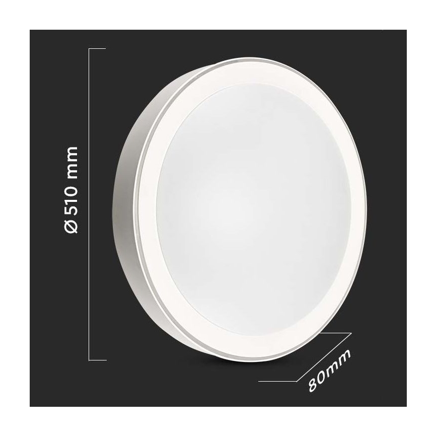 LED Dimmable ceiling light LED/40W/230V 3000K/4000K/6500K + remote control