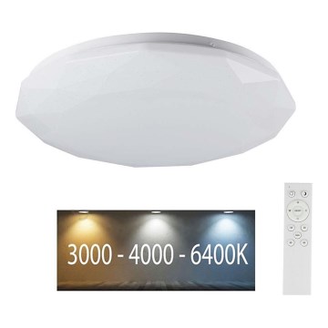LED Dimmable ceiling light LED/40W/230V 3000K/4000K/6500K + remote control