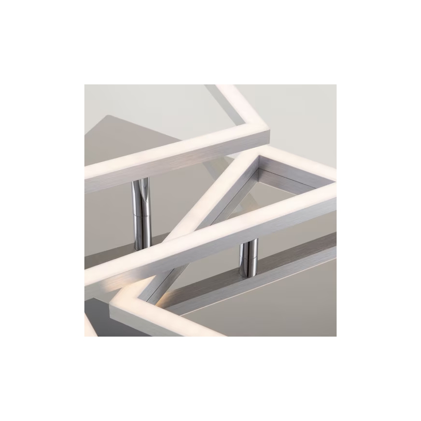 LED Dimmable Ceiling Light LED/42W/230V 3000K Matte Chrome