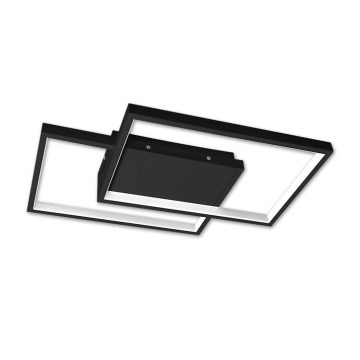 LED Dimmable ceiling light LED/45W/230V 3000-6500K black + remote control