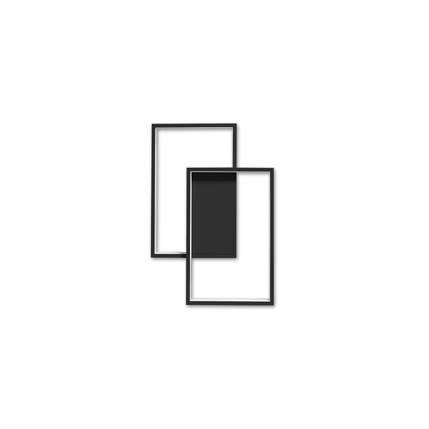 Dimmable LED Ceiling Light LED/45W/230V 3000-6500K Black + Remote Control