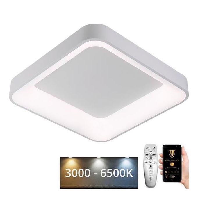 LED Dimmable ceiling light LED/45W/230V 3000-6500K white + remote control