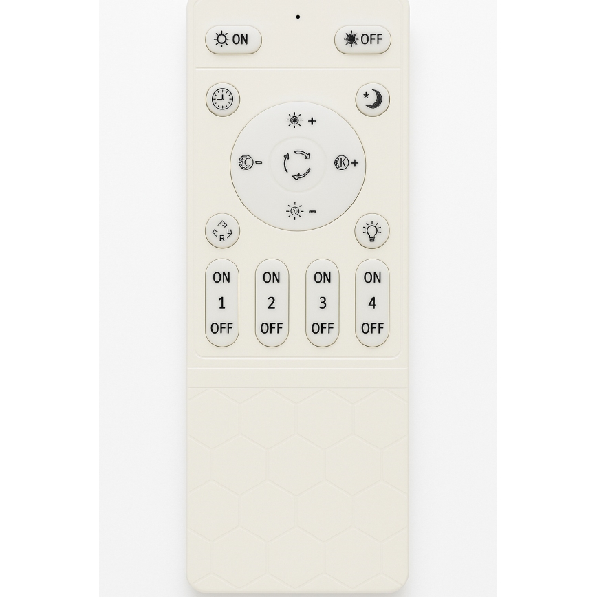 Dimmable LED Ceiling Light — 45W, 230V, 3000–6500K, White, with Remote Control