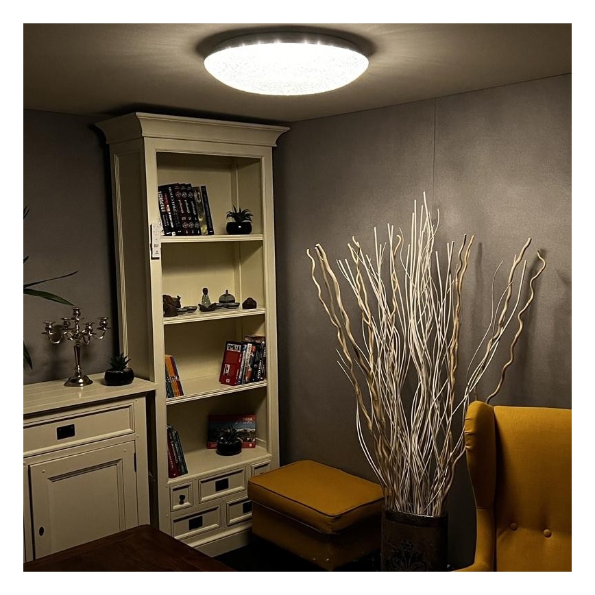 LED Dimmable ceiling light LED/48W/230V 2700-6500K Wi-Fi Tuya + remote control
