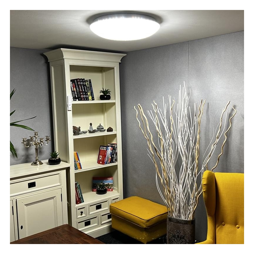 LED Dimmable ceiling light LED/48W/230V 2700-6500K Wi-Fi Tuya + remote control