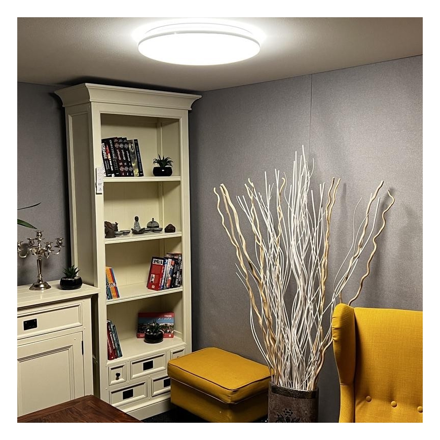 LED Dimmable ceiling light LED/48W/230V 2700-6500K Wi-Fi Tuya + remote control