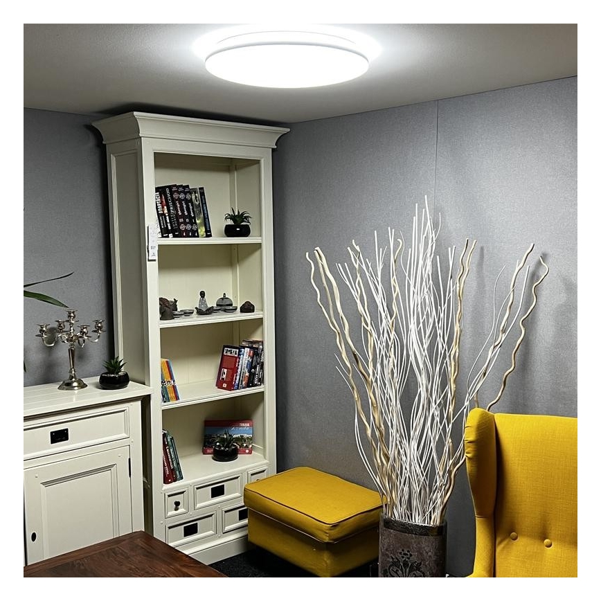 LED Dimmable ceiling light LED/48W/230V 2700-6500K Wi-Fi Tuya + remote control