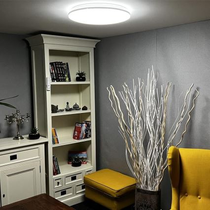 LED Dimmable ceiling light LED/48W/230V 2700-6500K Wi-Fi Tuya + remote control