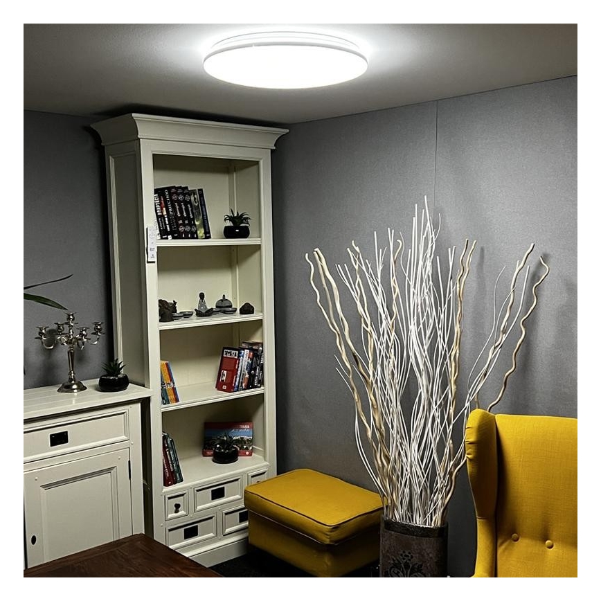 LED Dimmable ceiling light LED/48W/230V 2700-6500K Wi-Fi Tuya + remote control