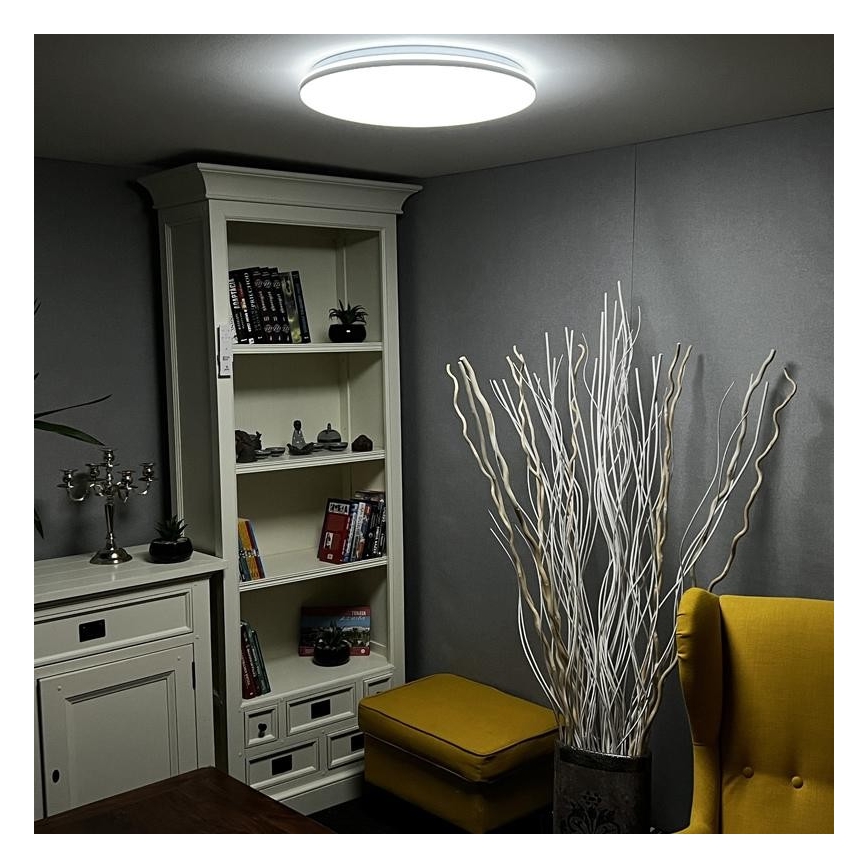 LED Dimmable ceiling light LED/48W/230V 2700-6500K Wi-Fi Tuya + remote control
