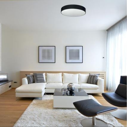 LED Dimmable ceiling light LED/50W/230V 3000-6500K black + remote control