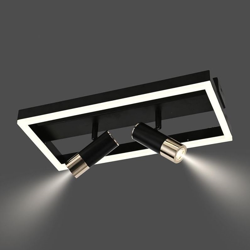 LED Dimmable ceiling light LED/50W/230V 3000-6500K black + remote control