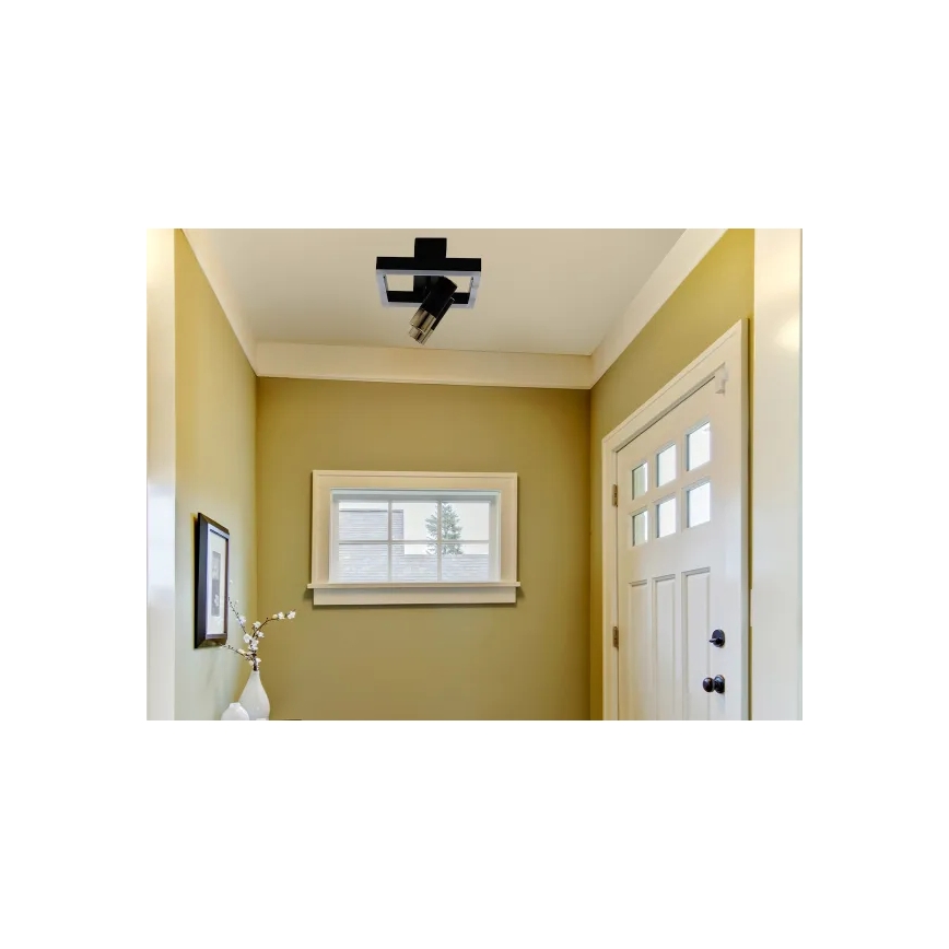 LED Dimmable ceiling light LED/50W/230V 3000-6500K black + remote control