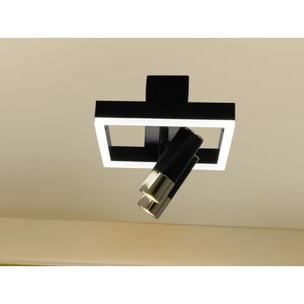 LED Dimmable ceiling light LED/50W/230V 3000-6500K black + remote control