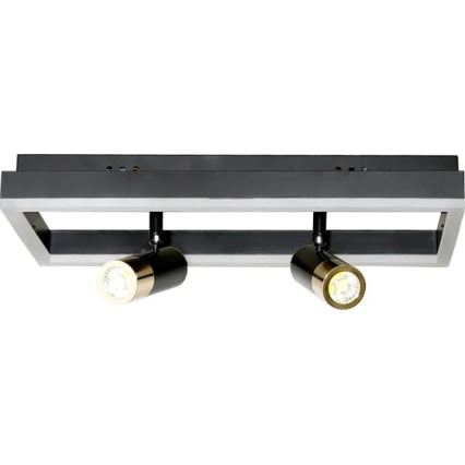 LED Dimmable ceiling light LED/50W/230V 3000-6500K black + remote control
