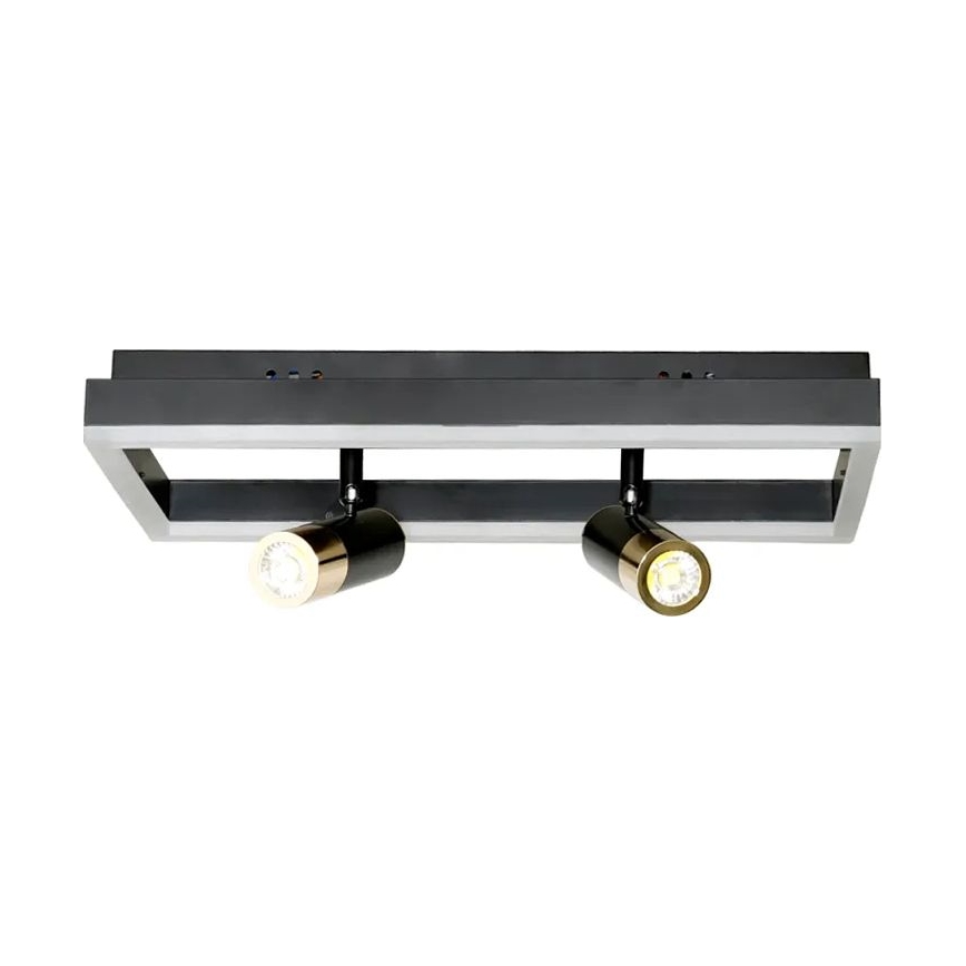 LED Dimmable ceiling light LED/50W/230V 3000-6500K black + remote control