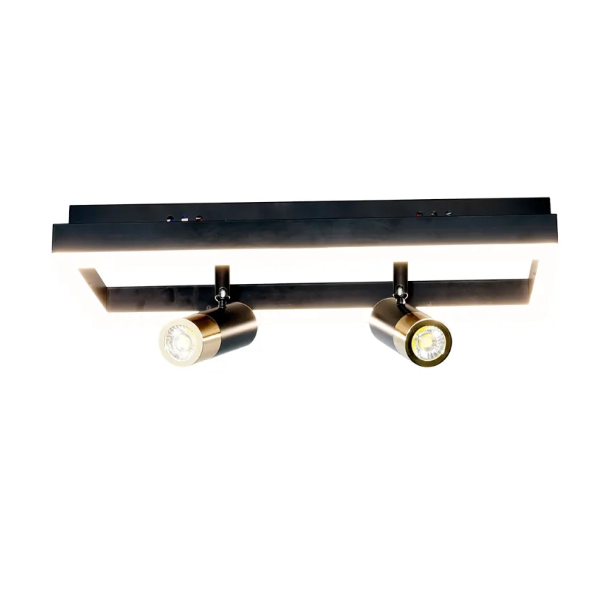 LED Dimmable ceiling light LED/50W/230V 3000-6500K black + remote control