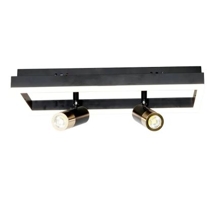 LED Dimmable ceiling light LED/50W/230V 3000-6500K black + remote control