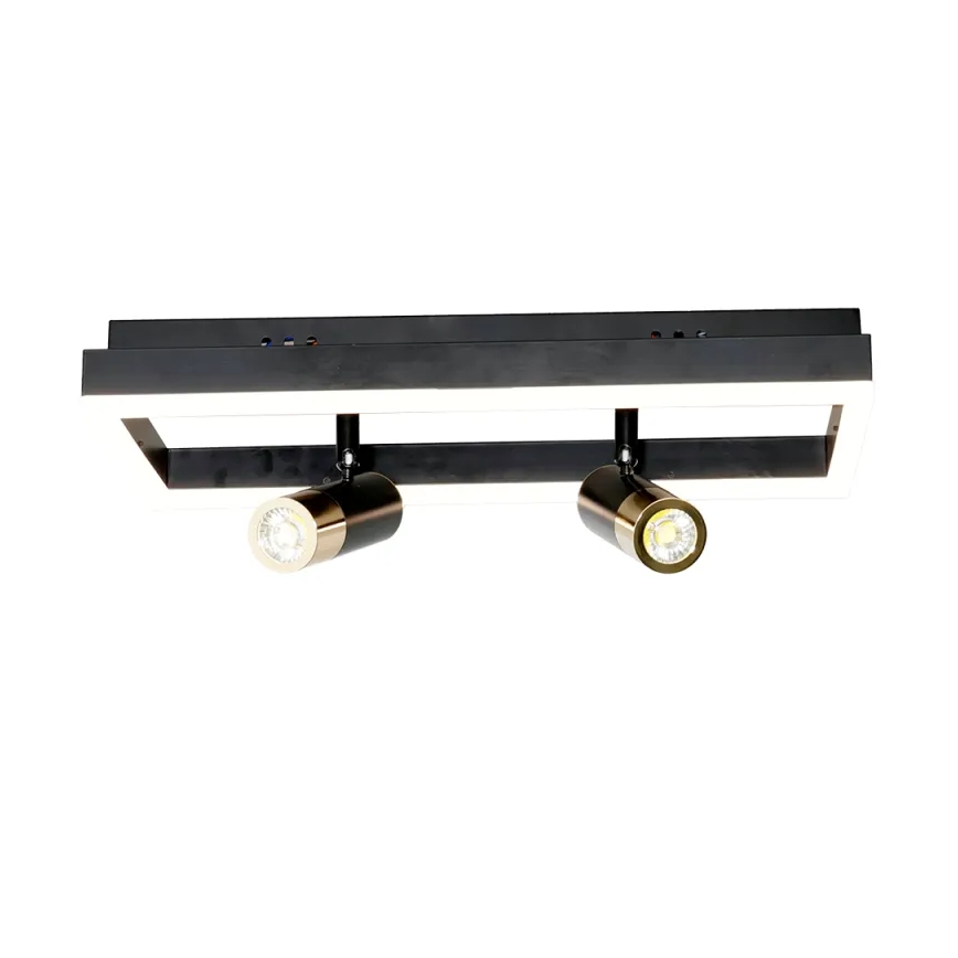 LED Dimmable ceiling light LED/50W/230V 3000-6500K black + remote control