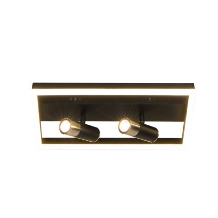 LED Dimmable ceiling light LED/50W/230V 3000-6500K black + remote control