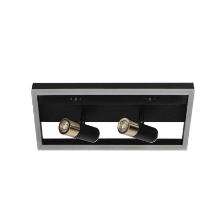 LED Dimmable ceiling light LED/50W/230V 3000-6500K black + remote control