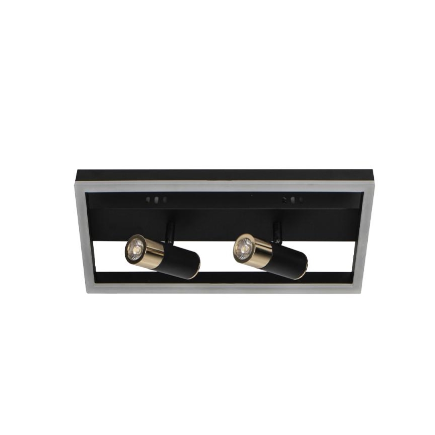 LED Dimmable ceiling light LED/50W/230V 3000-6500K black + remote control