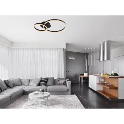 LED Dimmable Ceiling Light LED/55W/230V 3000-6500K + Remote Control