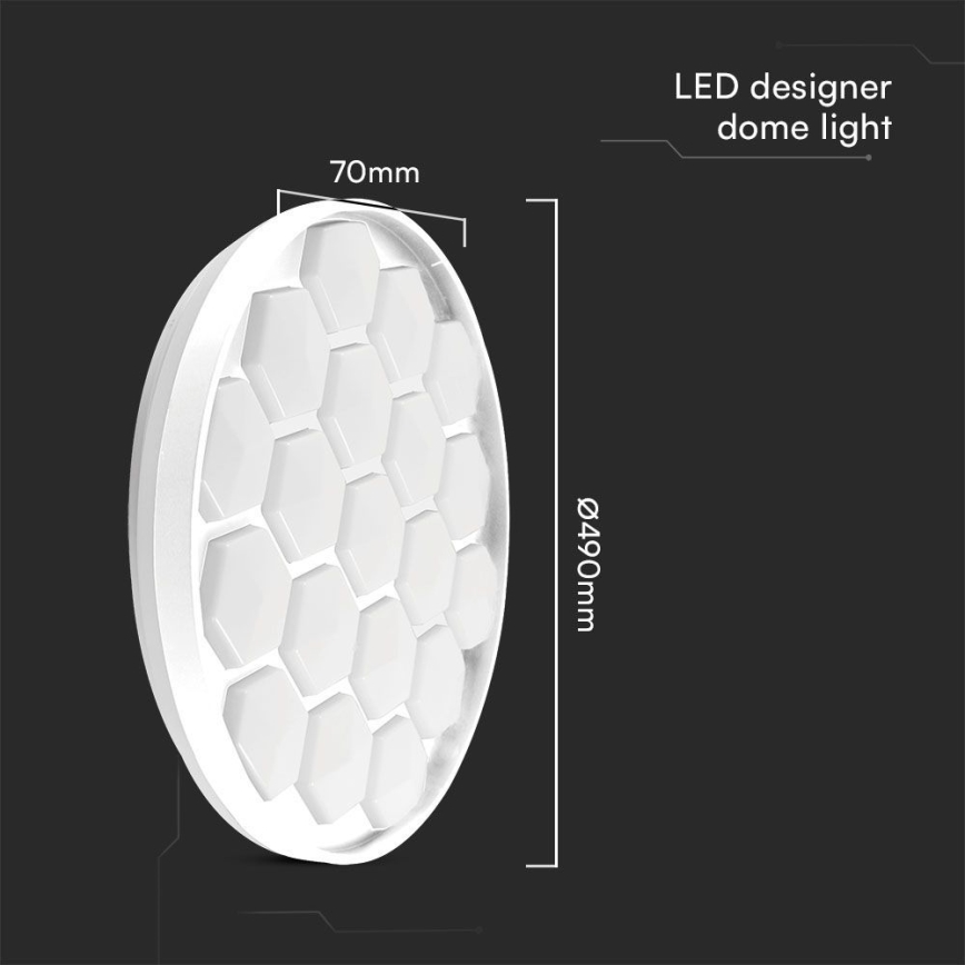 LED Dimmable ceiling light LED/60W/230V 3000/4000/6500K + remote control