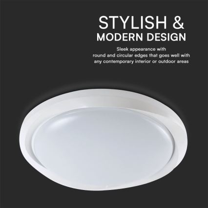 LED Dimmable ceiling light LED/60W/230V 3000-6500K 49,2 cm white + remote control