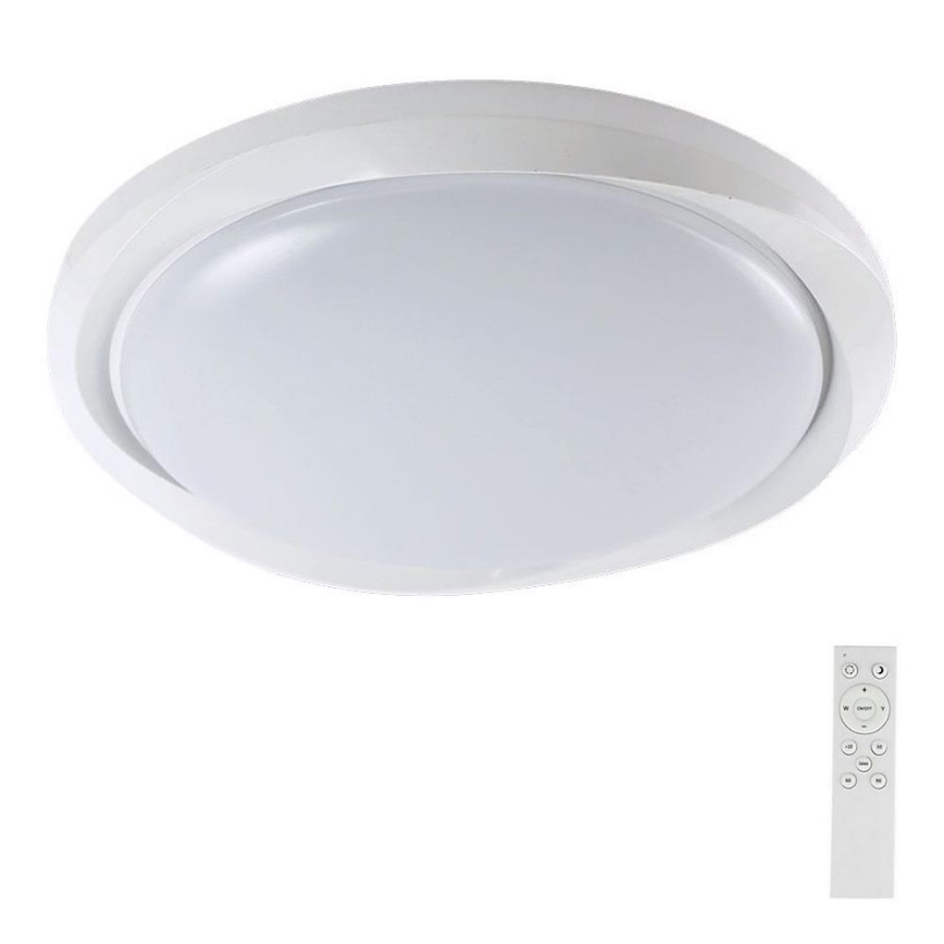 LED Dimmable ceiling light LED/60W/230V 3000-6500K 49,2 cm white + remote control