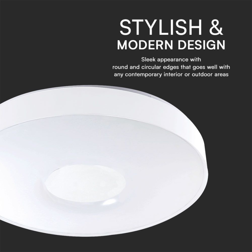 LED Dimmable ceiling light LED/60W/230V 3000-6500K 49,5 cm white + remote control