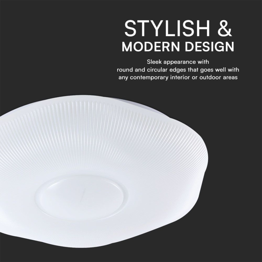 LED Dimmable ceiling light LED/60W/230V 3000-6500K 50 cm white + remote control