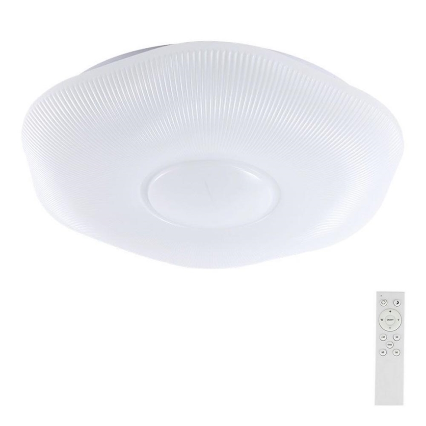 LED Dimmable ceiling light LED/60W/230V 3000-6500K 50 cm white + remote control