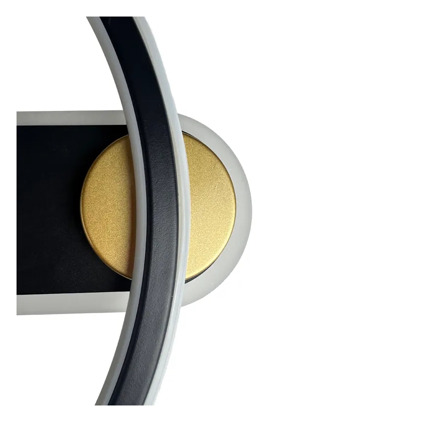 LED Dimmable ceiling light LED/60W/230V 3000-6500K black + remote control