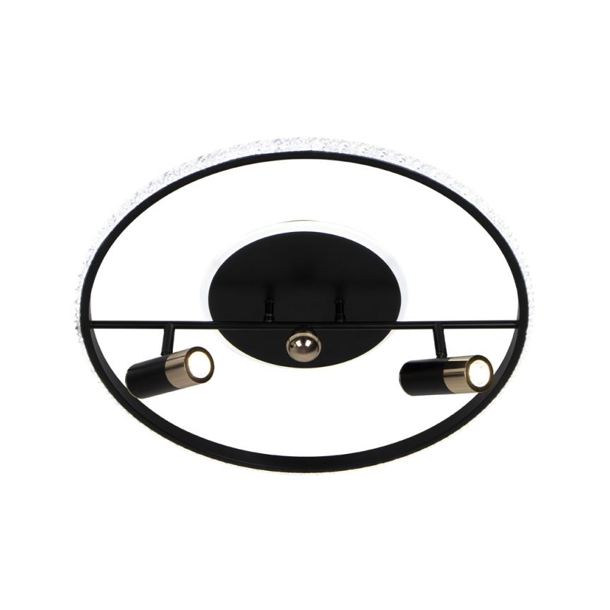 LED Dimmable ceiling light LED/60W/230V 3000-6500K black + remote control